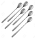 Six Spoons Isolated On White Background Stock Photo, Picture And Royalty  Free Image. Image 3853394.